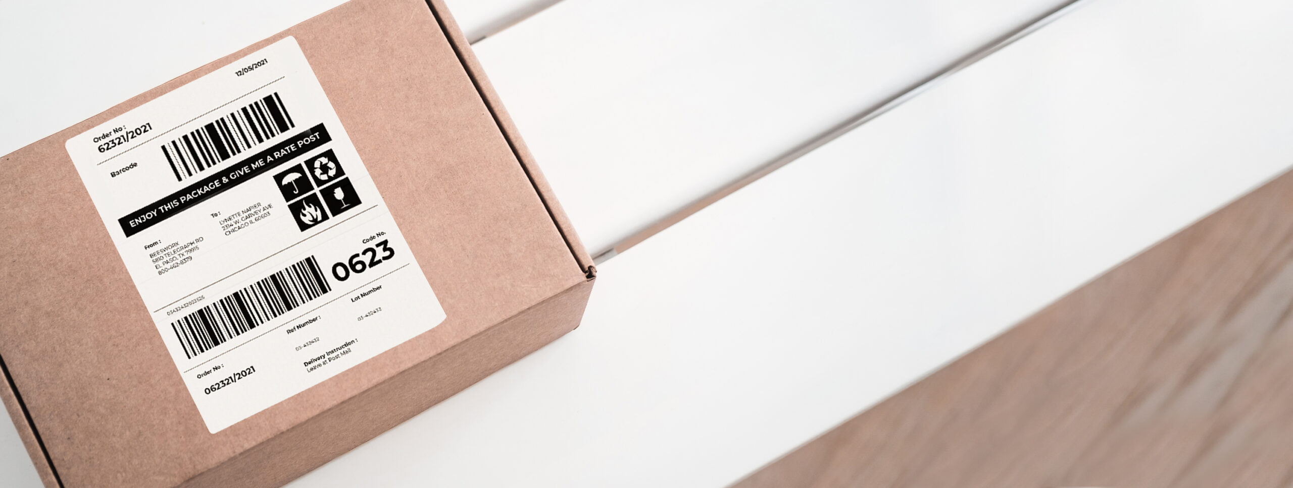 how shipping labels work