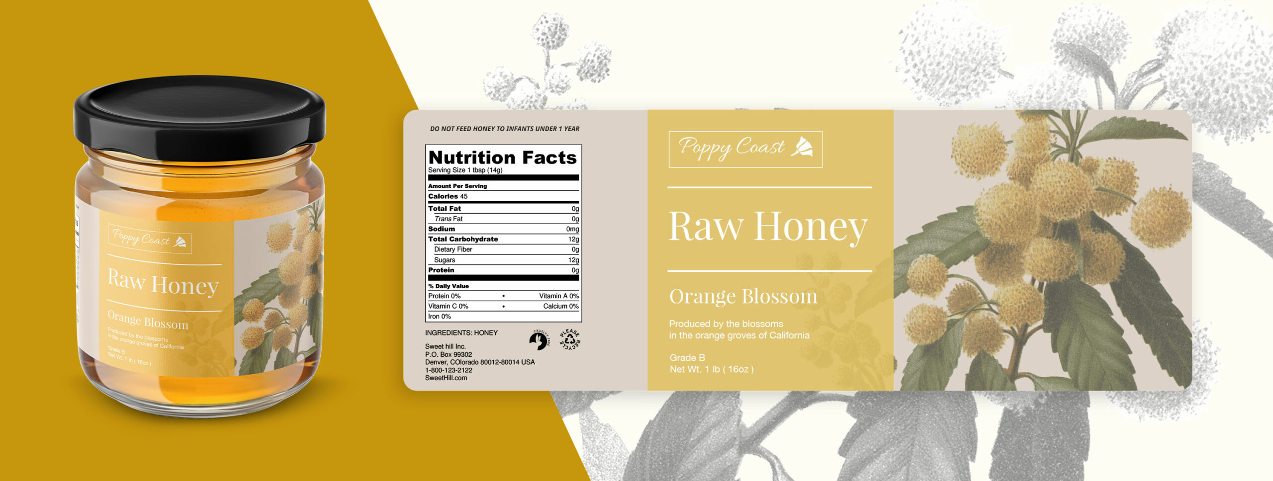 how to make honey labels