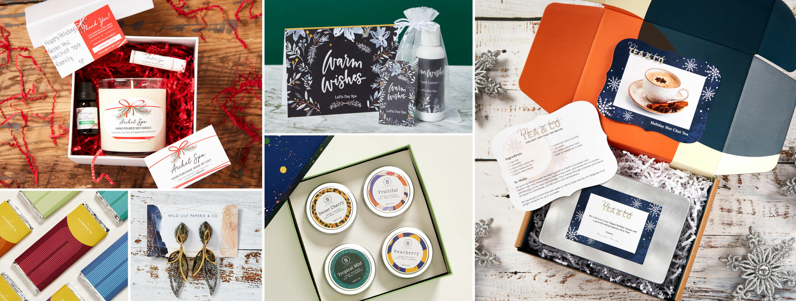 Turn products into holiday and christmas gifts